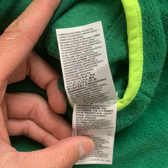 GUC. Baby Gap Fleece Green Suit Size 12-18month. - Picture 4 of 5